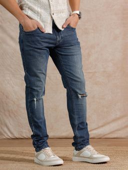 WROGN - Solid Heavy Fade Slim Fit Jeans