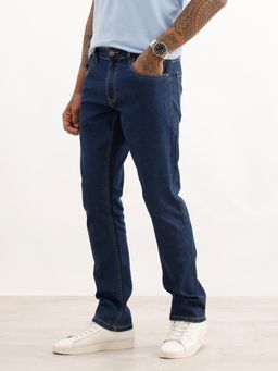 WROGN - Solid Straight Fit Denim Jeans