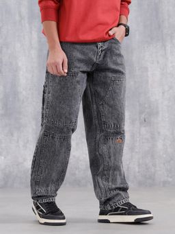 WROGN - Mens Loose Fit Carpenter Cargo Jeans