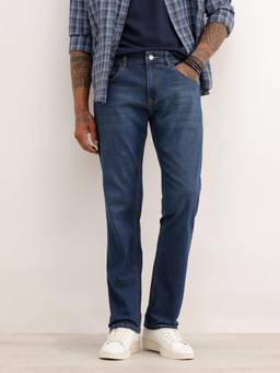 WROGN - Straight Fit Solid Denim Jeans