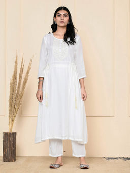 Jiraazi - Khushnuma White Kurta with Pant