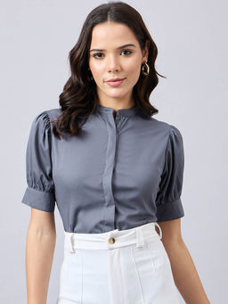 Style Quotient - Women Solid Regular Fit Shirt