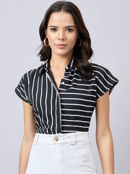 Style Quotient - Stripe Short Sleeve Shirt