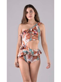 Keepfit - Multi-Color Printed Sleeveless Swimsuit