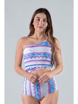 Keepfit - Multi-Color Abstract Sleeveless Swimsuit