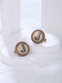Cosa Nostraa - Jubilant J Metallic Cufflinks