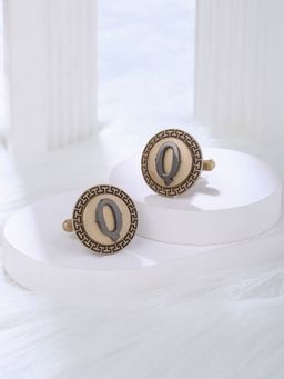 Cosa Nostraa - Quirky Q Metallic Cufflinks