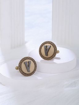Cosa Nostraa - Vintage V Metallic Cufflinks