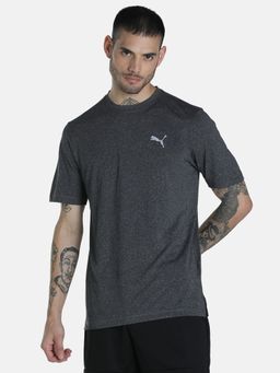 Puma - Run Favourite Heather Ss M Men Black T-shirt