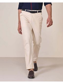 S&N by Shantnu Nikhil - Men Cream Trouser