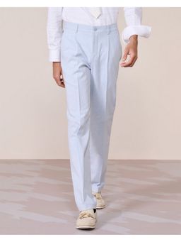 S&N by Shantnu Nikhil - Linen Blue Trouser