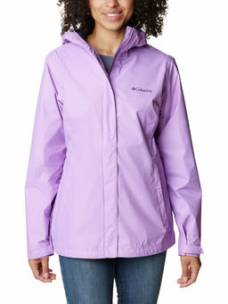 Columbia - Womens Purple Arcadia Ii Full Sleeve Trekking Hiking Rain Jacket