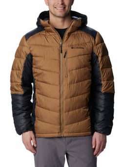 Columbia - Mens Brown Labyrinth Loop Hooded Full Sleeve Trekking Hiking Jacket