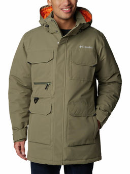 Columbia - Mens Green Land Roamer Parka Full Sleeve Trekking Hiking Jacket