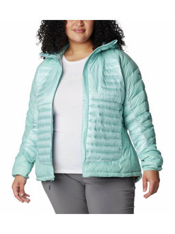 Columbia - Womens Blue Labyrinth Loop Hooded Full Sleeve Trekking Hiking Jacket