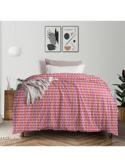 MYTRIDENT - Single Size Reversible Comforter Blanket - Party Mood Pink (King)