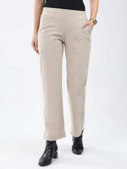 Monte Carlo - Women's Regular Fit Casual Pant Beige