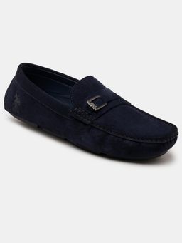 U.S. POLO ASSN. - Ansel Stylish Navy Blue Casual Loafers for Men