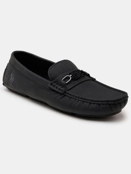 U.S. POLO ASSN. - Knox Stylish Black Casual Loafers for Men