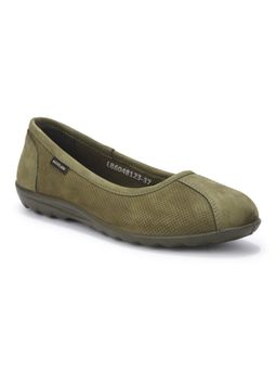WOODLAND - Women Olive Ballerinas