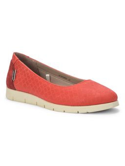 WOODLAND - Women Red Ballerinas