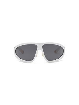 Roberto Cavalli - For Unisex White Polycarbonate Frame And Colored Lens Sunglasses