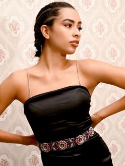 Odette - Multicoloured Beaded Designer Belt