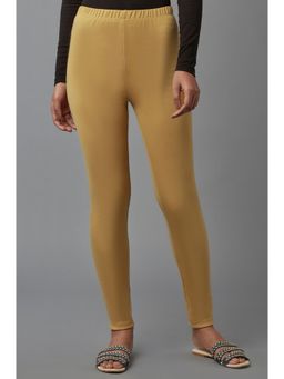 Elleven - Gold Knitted Winter Leggings
