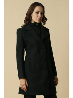 Allen Solly - Women Green Textured Casual Jacket