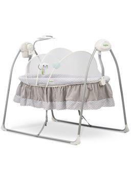 BAYBEE - Grey Wanda Electric Swing Cradle for Baby