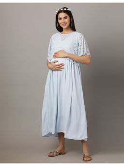 The Mom Store - Infinity & Blue-yond Maternity And Nursing Gown