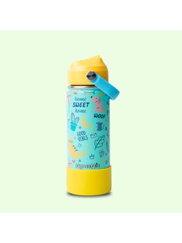MyneeMoe - Turquoise Zippy 550ml Stainless Steel Water Bottle