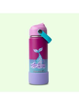 MyneeMoe - Purple Zippy 550ml Stainless Steel Water Bottle