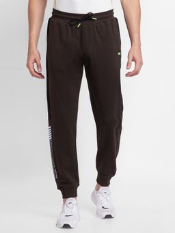 Spykar - Military Olive Cotton Slim Fit Joggers for Men