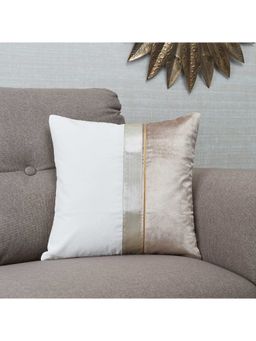 HomeTown - Manhattan Viscose Cushion Cover 40 x 40 Cm in Taupe Colour