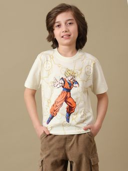 Kidsville - Official Dragon Ball Z Cotton Regular Round Neck T-Shirt