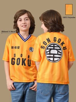 Kidsville - Official Dragon Ball Z Cotton Oversized V-Neck T-Shirt