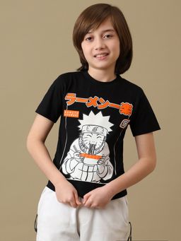 Kidsville - Official Naruto Cotton Regular Round Neck T-Shirt