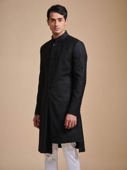 R R Blue - Black The Asymmetric Achkan