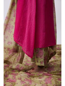 PANTS AND PAJAMAS - Tarangini Green Printed Pants