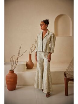 Twenty Nine - Chikankari Bootcut Pant