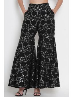 Twenty Nine - Black A-Line Mirrorwork Sharara