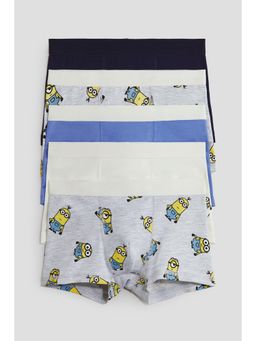 H&M - Boys Blue 5-Pack Trunks