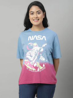 Free Authority - Nasa Graphic Relaxed Fit Tshirt for Women