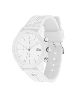 Lacoste - Men Fashion Chronography White Round Dial Watch - 2011090 (M)