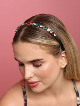 Sohi - Multi-Color Studded Hair Band