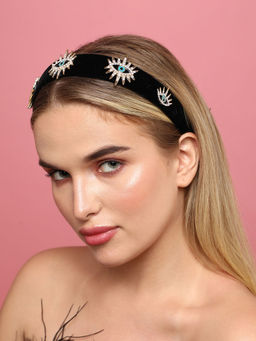 Sohi - Black Evil Eye Hair Band