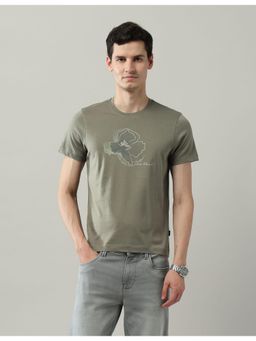 Arrow Newyork - Mens Graphic Printed Pure Cotton Night Is Young T-Shirt