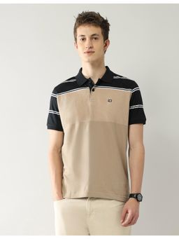 Arrow Sports - Mens Colorblock Regular Fit Polo T-Shirt