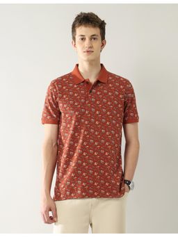 Arrow Sports - Mens Floral Regular Fit Polo T-Shirt